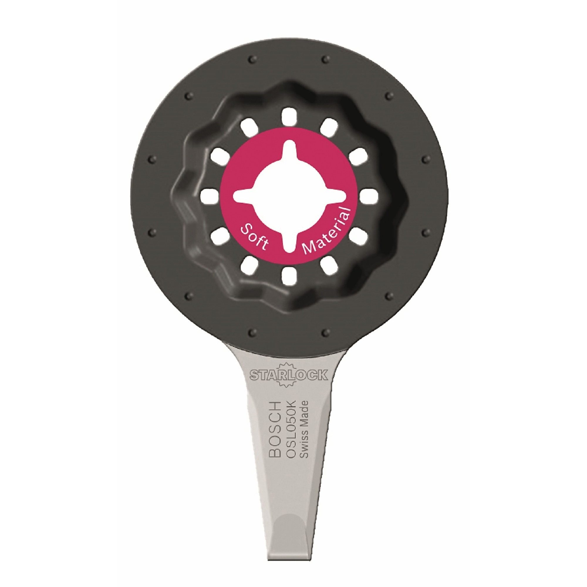 Bosch Starlock Oscillating Multi-Tool Sealant-Removal Knife — 1/2in. Hooked Blade, Model# OSL050K